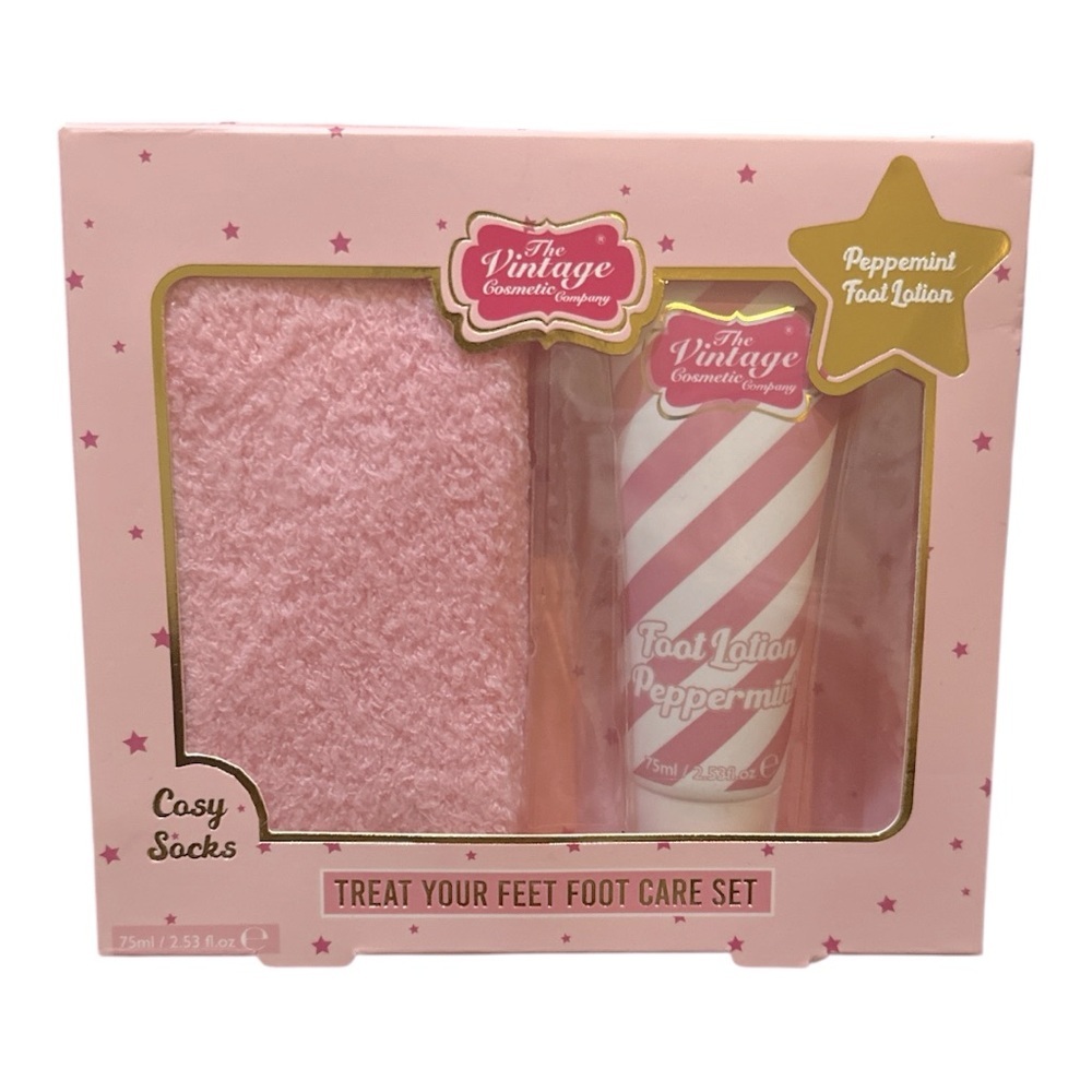 The Vintage Cosmetic Company Treat Your Feet Set | Peppermint Foot Care set